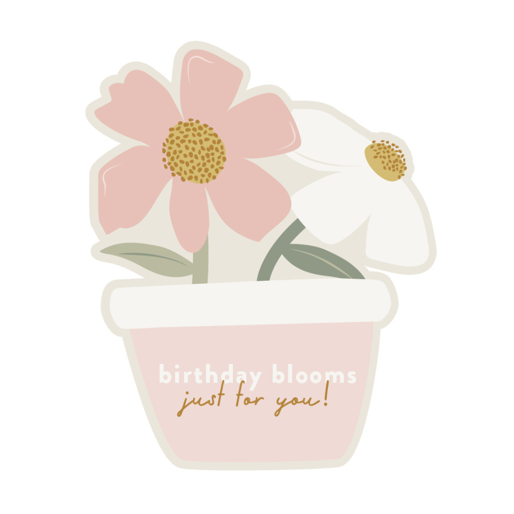 Premium Greeting Card Lemonade - BIRTHDAY BLOOMS